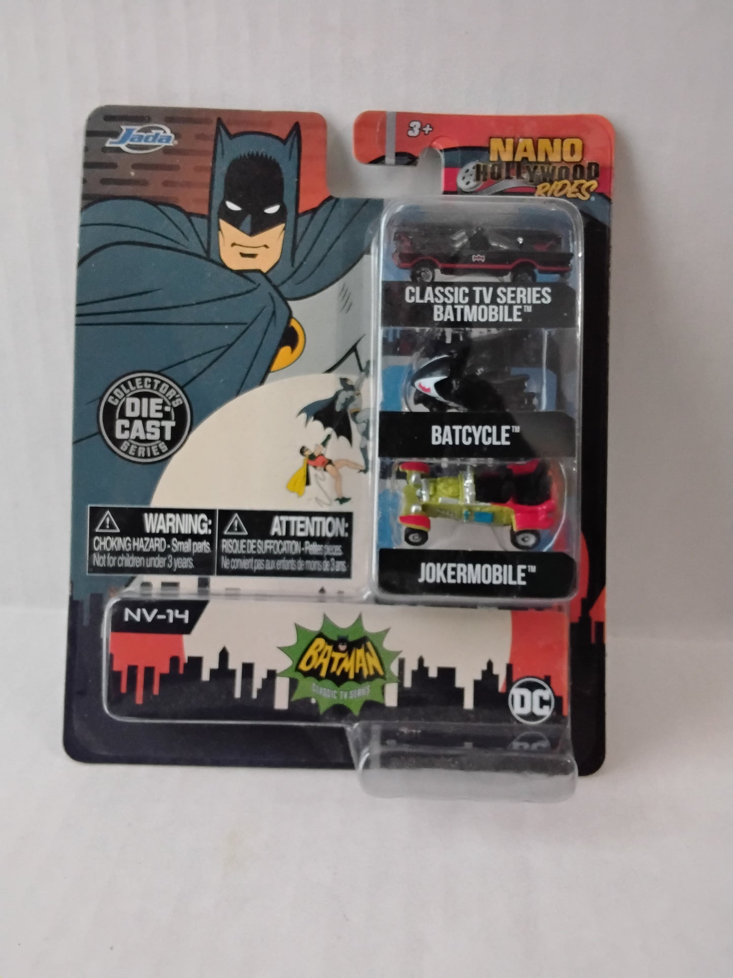 Nano Hollywood rides Batman 3pack mini Batmobile