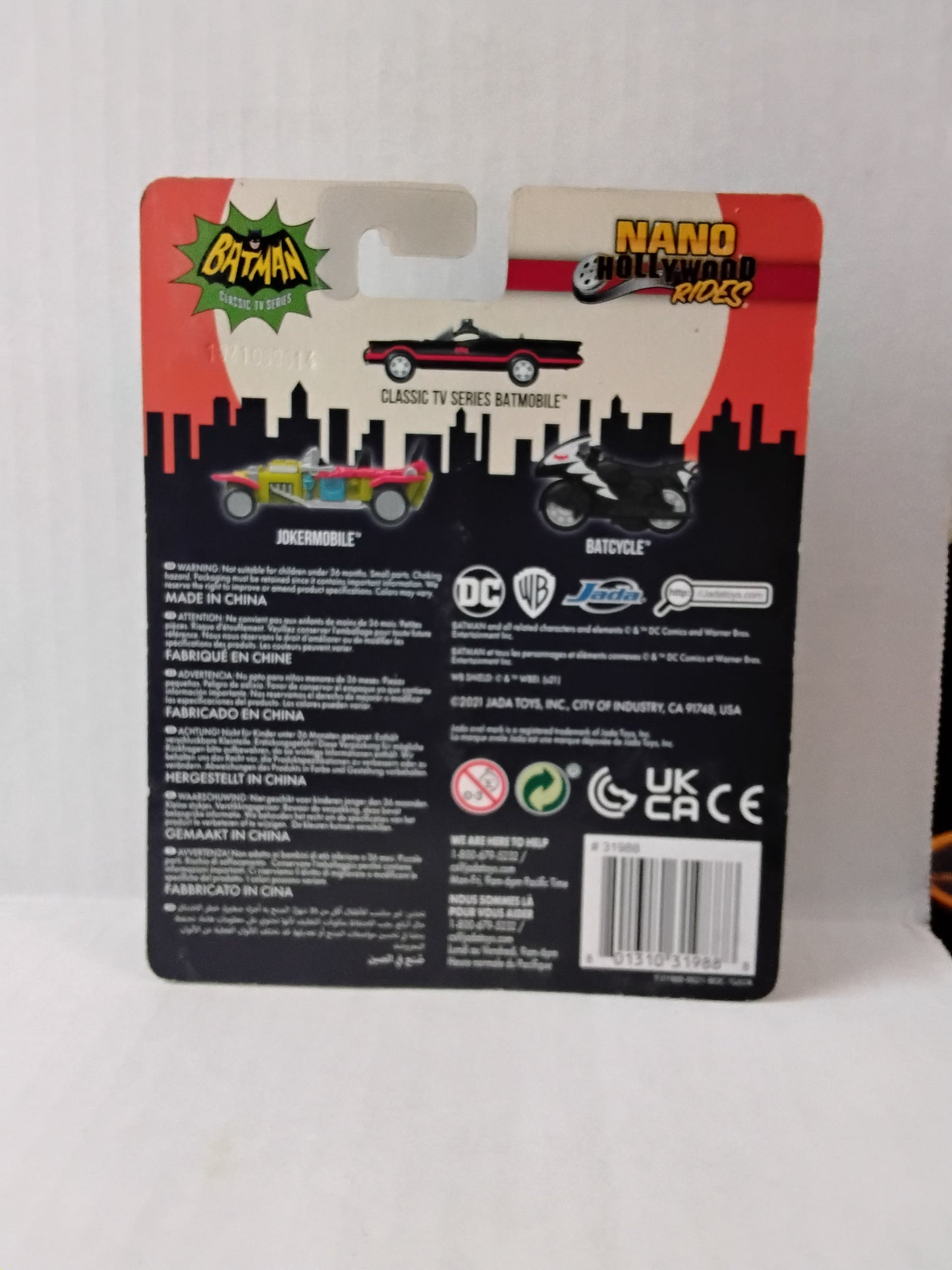 Nano Hollywood rides Batman 3pack mini Batmobile