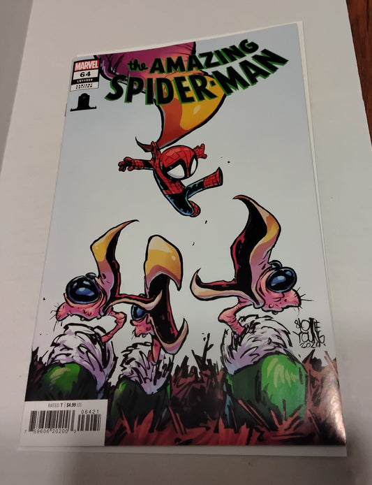 Amazing Spiderman #64 Skottie Young variant cover