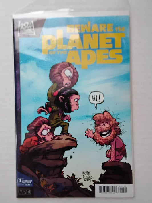 Beware the planet of the apes #1 Skottie Young variant cover