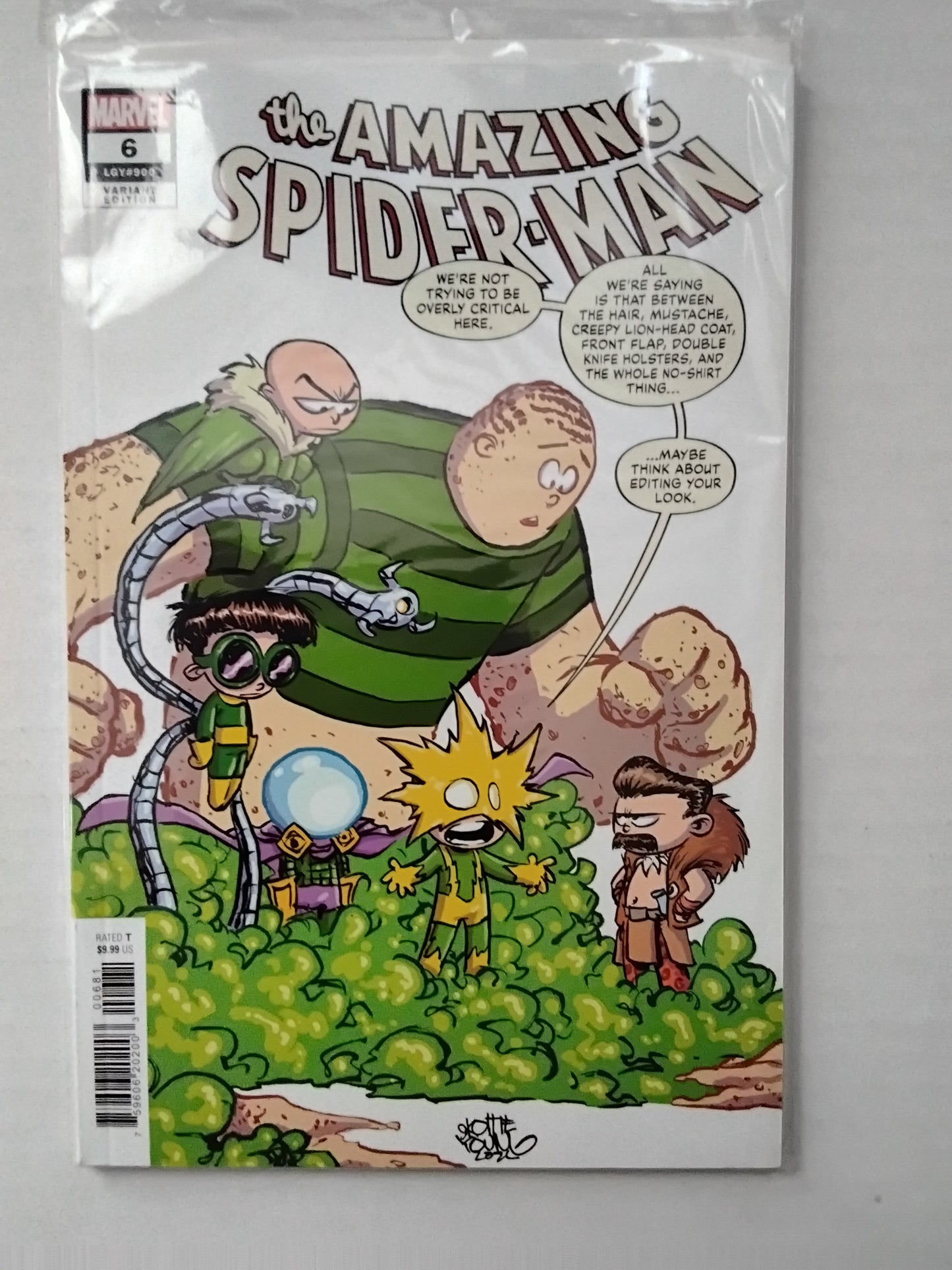 Amazing Spiderman #6 Skottie Young variant cover.