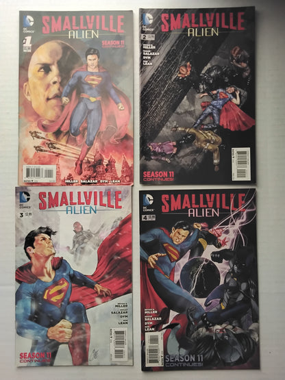 Smallville season 11 comic Alien mini series #1-#4