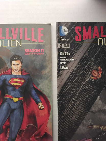 Smallville season 11 comic Alien mini series #1-#4