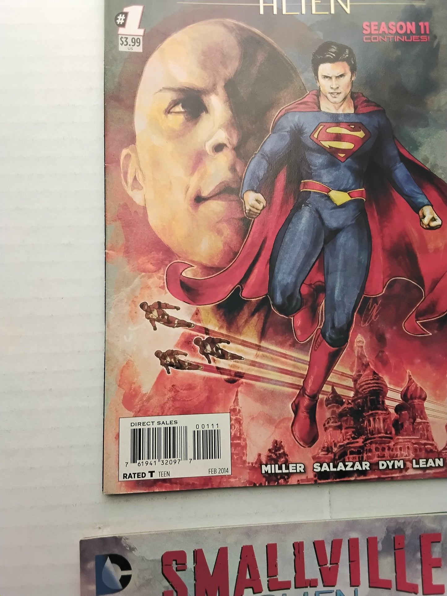 Smallville season 11 comic Alien mini series #1-#4