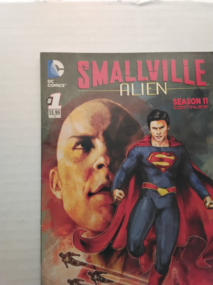 Smallville season 11 comic Alien mini series #1-#4