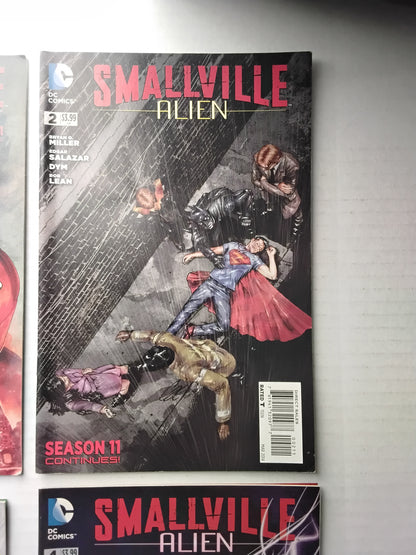 Smallville season 11 comic Alien mini series #1-#4