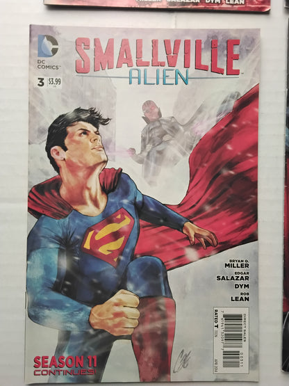 Smallville season 11 comic Alien mini series #1-#4