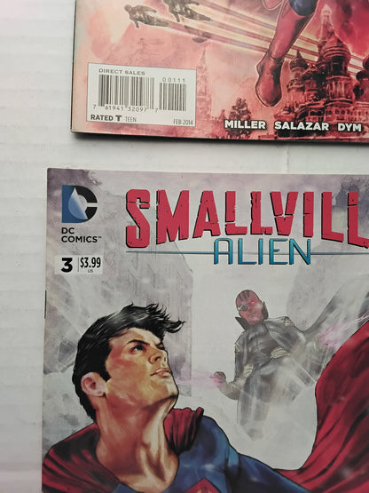 Smallville season 11 comic Alien mini series #1-#4