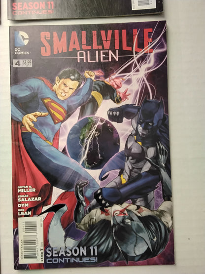 Smallville season 11 comic Alien mini series #1-#4