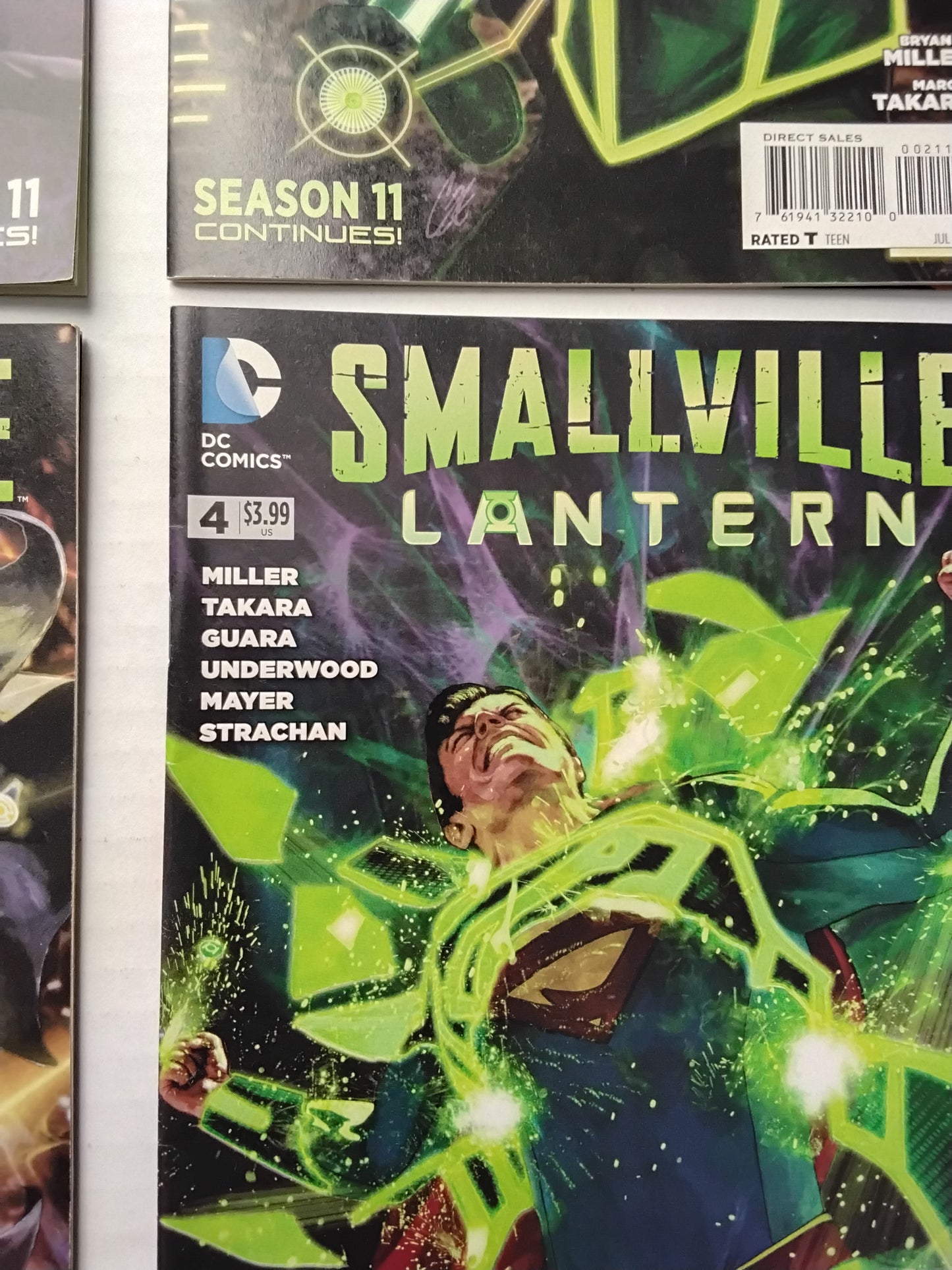 Smallville season 11 Lantern miniseries #1-4