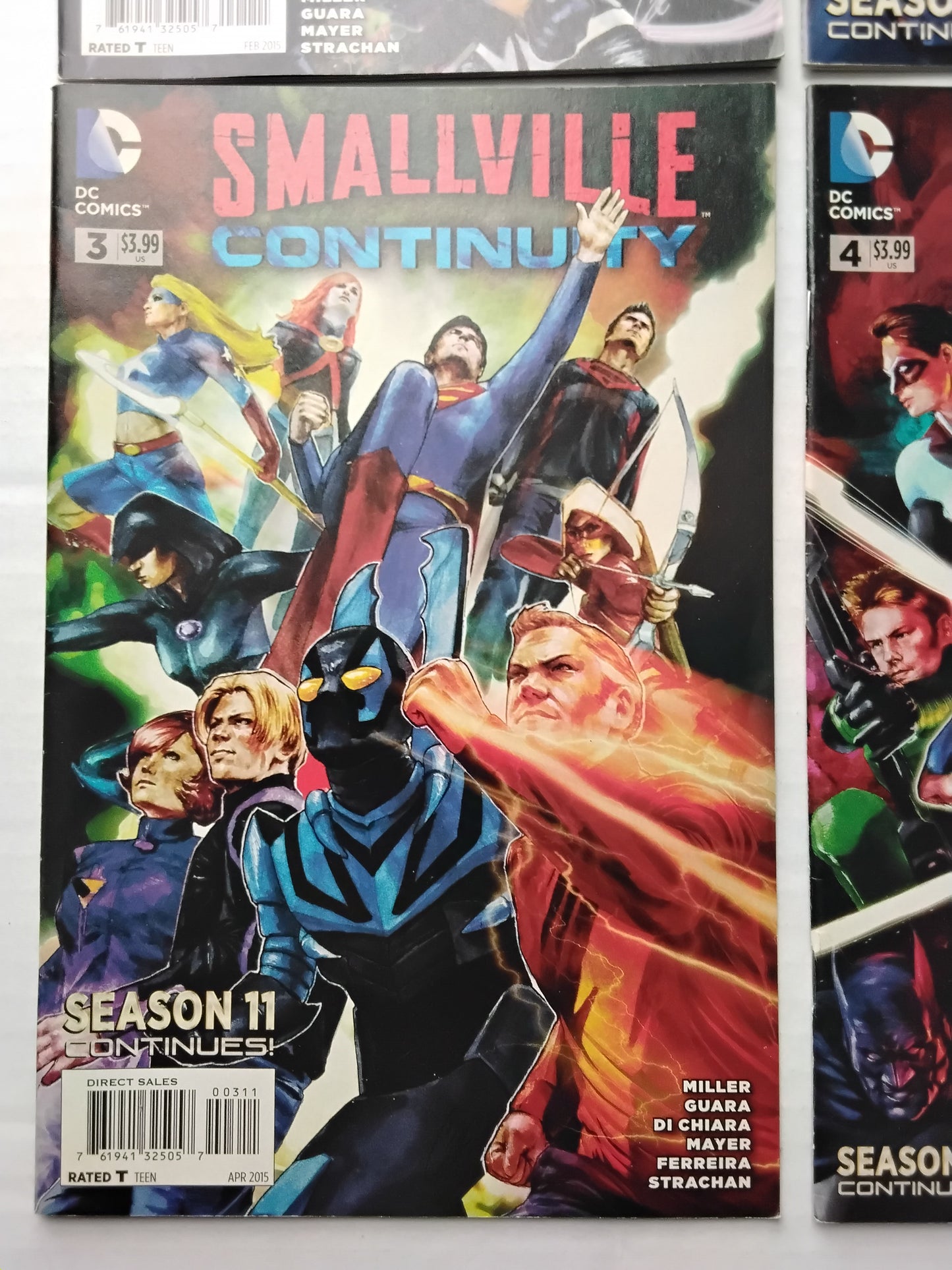 Smallville continuity #1-#4