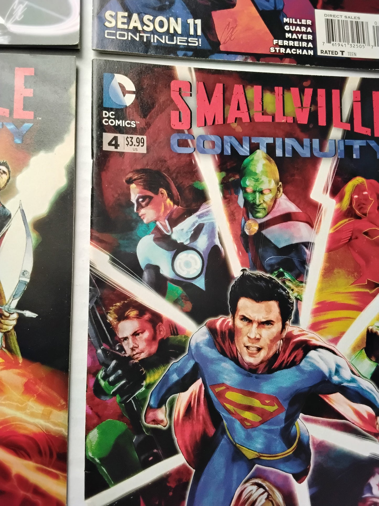 Smallville continuity #1-#4