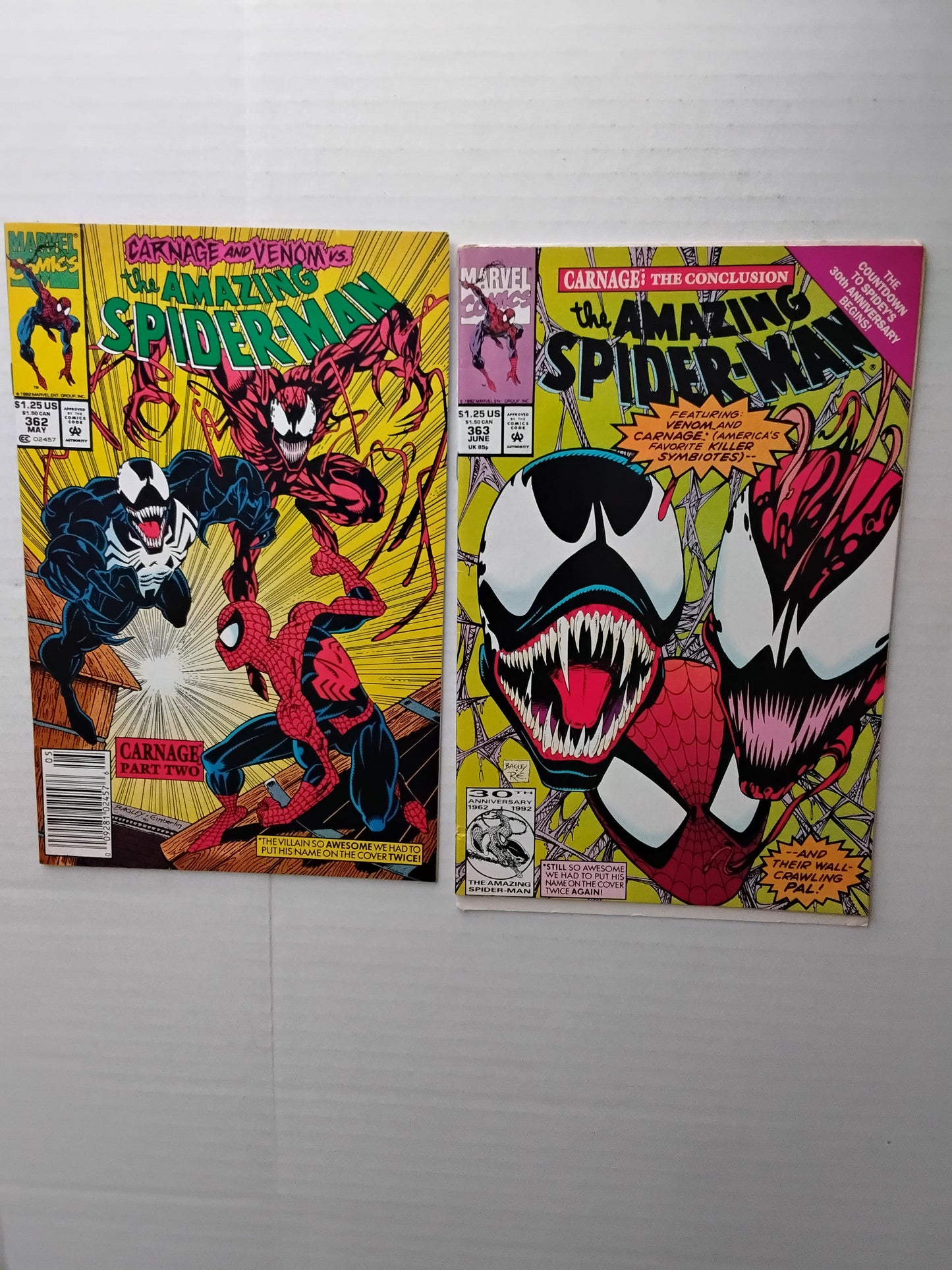 Amazing Spiderman #262 #263