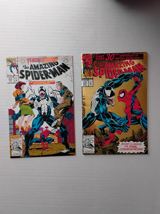 Amazing Spiderman #374 #375