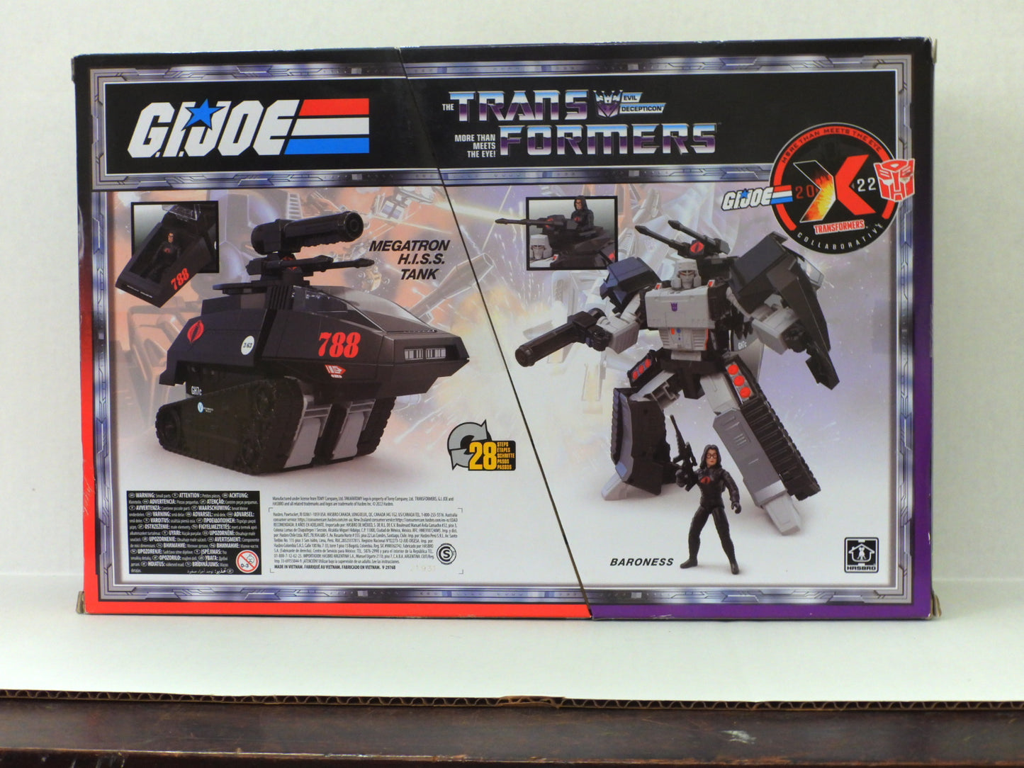 Transformers GiJoe Megatron cobra h.i.s.s.