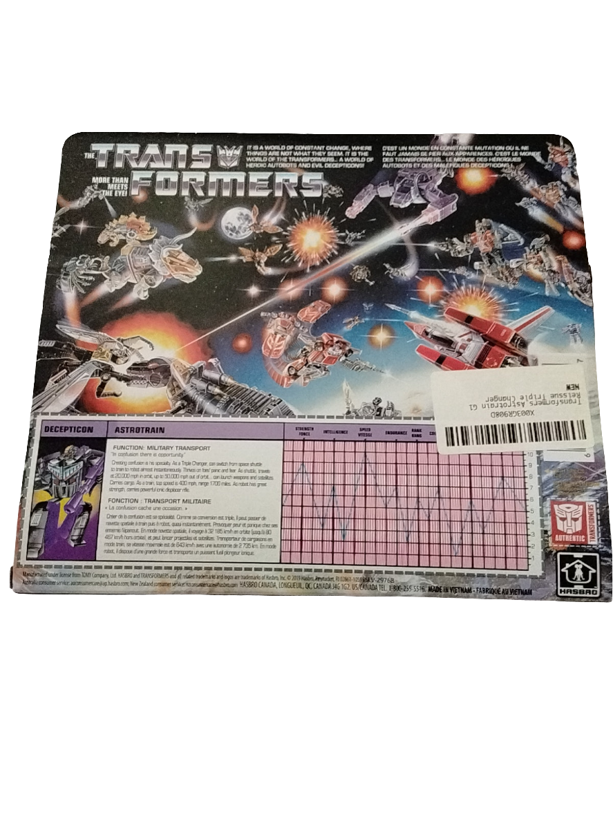 Transformers g1 Astrotrain reissue